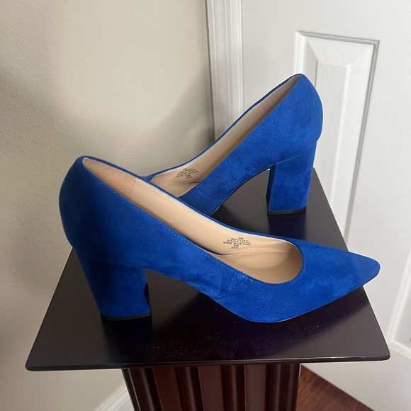 Cara Dress Pumps - COLOR: MEDIUM BLUE - Picture 5 of 7